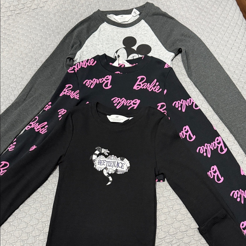 H&M Long Sleeve Shirts- Bundle of 3